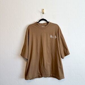 Well Off | "The Rejected Will Be Respected" Oversized Graphic Tee in Brown